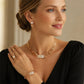 ⏳Time-Limited Special⏰Rhinestone Jewelry 4-Piece Set – Necklace, Earrings, Bracelet & Ring – Complete Your Look! ✨
