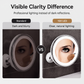 ⏳Time-Limited Special⏰10x Magnifying Makeup Mirror with LED Light and Suction Cup