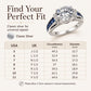 ⏳Time-Limited Special⏰Elegant Cubic Zirconia Cocktail Ring – Dazzling stone, sleek design & lightweight – Perfect for parties & special occasions 💎