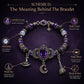 ⏳Time-Limited Special⏰Gothic Purple Rhinestone Halloween Bracelet🔮💜
