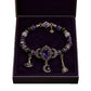 ⏳Time-Limited Special⏰Gothic Purple Rhinestone Halloween Bracelet🔮💜