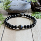 ⏳Time-Limited Special⏰ Elegance Black Obsidian Beaded Bracelet – Genuine Natural Stones, Protective Energy & Elastic Stretch Design – Modern Style for Daily Wear ✨