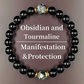 ⏳Time-Limited Special⏰ Elegance Black Obsidian Beaded Bracelet – Genuine Natural Stones, Protective Energy & Elastic Stretch Design – Modern Style for Daily Wear ✨
