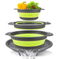 ⏳Time-Limited Special⏰Careluxpro 3-Piece Collapsible Colander Set – With Draining Base, Space Saving, For Fruit Veggies Pasta 🧺