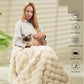 ⏳Time-Limited Special⏰Thickened rabbit plush&milk velvet cover blanket☁️