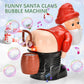 ⏳Time-Limited Special⏰Christmas Santa Bubble Maker – One-Click Automatic Bubble Blowing, Joyful Music & Flashing Night Lights – Cute Holiday Toy for Kids & Family Fun 🎄