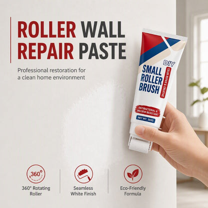 ⏳Time-Limited Special⏰Wall Repair Paste — Built‑in roller, simple DIY wall repair, no extra tools needed🖌️