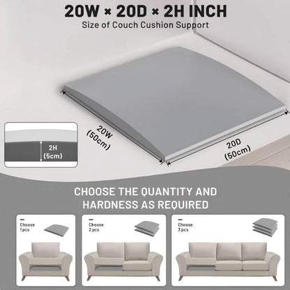 ⏳Time-Limited Special⏰High-Density Foam Couch Cushion Support – 40D foam firms up sagging seats, arched shape spreads pressure & trims to fit. Revive your sofa! 🛡️✅
