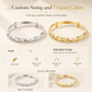 ⏳Time-Limited Special⏰Endless Mobius-twisted bangle – smooth, sliding adjustable clasp & double-textured premium shine 💫