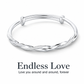 ⏳Time-Limited Special⏰Endless Mobius-twisted bangle – smooth, sliding adjustable clasp & double-textured premium shine 💫