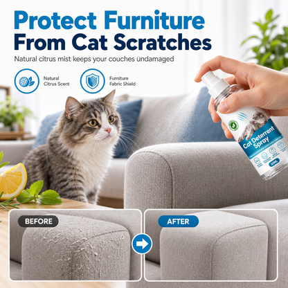 ⏳Time-Limited Special⏰Citrus Cat Scratch Deterrent Spray – 100ml, Stop Cats Scratching Furniture 🧴