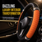 ⏳Time-Limited Special⏰Rhinestone Steering Wheel Cover – Sparkling, Quilted, Luxury 🚗