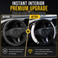 ⏳Time-Limited Special⏰Rhinestone Steering Wheel Cover – Sparkling, Quilted, Luxury 🚗
