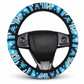 ⏳Time-Limited Special⏰Universal 38cm Ringless Silk Steering Wheel Cover Printed Breathable Car Wheel Protector for All Seasons