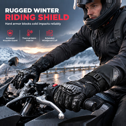 ⏳Time-Limited Special⏰Winter Motorcycle Riding Gloves with Waterproof Windproof Protection