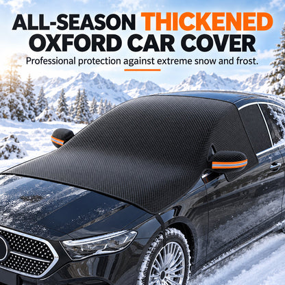⏳Time-Limited Special⏰Thickened Oxford Windshield Cover – Windproof Magnetic Edges, Waterproof & All-Season Protection for Ice, Snow & Sun ☀️