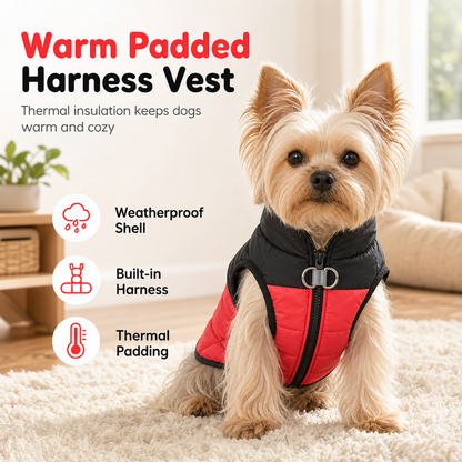 ⏳Time-Limited Special⏰Warm Dog for Autumn Winter Thickened Pet Coat Windproof Vest for Small Medium and Large Dogs