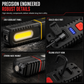 ⏳Time-Limited Special⏰Bright Rechargeable LED Work Light with Magnetic Base – Portable Inspection Lamp for Car Repair & Night Market Lighting, Keep Both Hands Free While You Work ✨