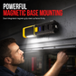 ⏳Time-Limited Special⏰Bright Rechargeable LED Work Light with Magnetic Base – Portable Inspection Lamp for Car Repair & Night Market Lighting, Keep Both Hands Free While You Work ✨