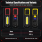 ⏳Time-Limited Special⏰Bright Rechargeable LED Work Light with Magnetic Base – Portable Inspection Lamp for Car Repair & Night Market Lighting, Keep Both Hands Free While You Work ✨