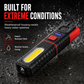 ⏳Time-Limited Special⏰Bright Rechargeable LED Work Light with Magnetic Base – Portable Inspection Lamp for Car Repair & Night Market Lighting, Keep Both Hands Free While You Work ✨