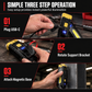 ⏳Time-Limited Special⏰Bright Rechargeable LED Work Light with Magnetic Base – Portable Inspection Lamp for Car Repair & Night Market Lighting, Keep Both Hands Free While You Work ✨