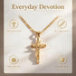 ⏳Time-Limited Special⏰Portrait Cross Pendant Necklace – A Timeless Unisex Piece for Everyday Wear & Thoughtful Gifting 💎✝️