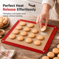⏳Time-Limited Special⏰Non Stick Silicone Baking Mat Heat Resistant Fiberglass Oven Liner Sheet for Macarons and Pastry