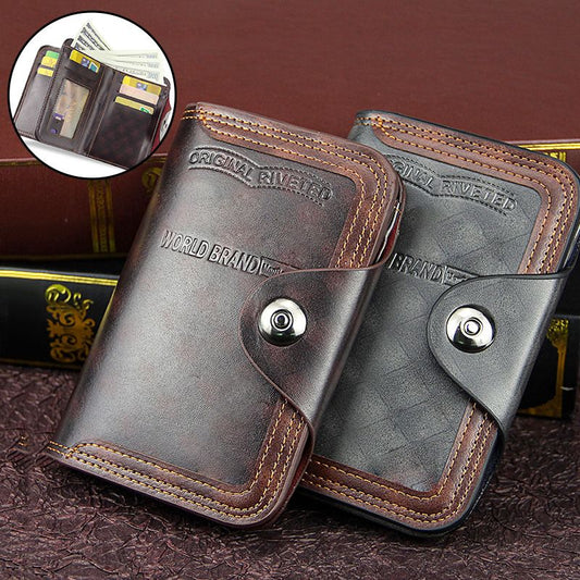 Large-capacity Tri-fold Men’s Wallet - Great Gift