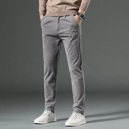 [best gift] Men's Corduroy Thickened Casual Pants