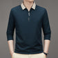 🔥Buy 2 Free shipping🔥Men's Business Casual Solid Color Lapel Base T-shirt