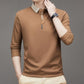 🔥Buy 2 Free shipping🔥Men's Business Casual Solid Color Lapel Base T-shirt