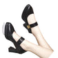 Women's Simple One-buckle High Heel Pointed-toe Shoes