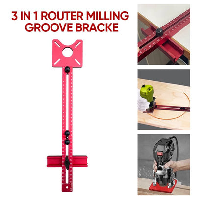 💥New Year Hot Sale 49% OFF💥3 in 1 Router Milling Groove Bracket