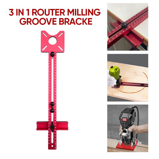 💥New Year Hot Sale 49% OFF💥3 in 1 Router Milling Groove Bracket